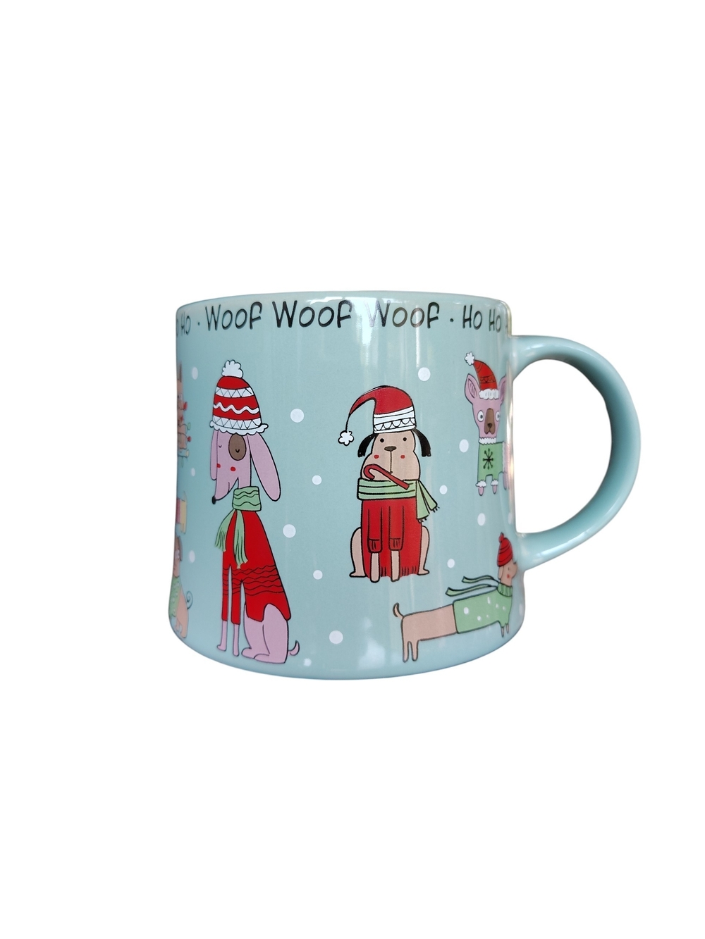 Holiday Dog Wrap Mug 16oz. New